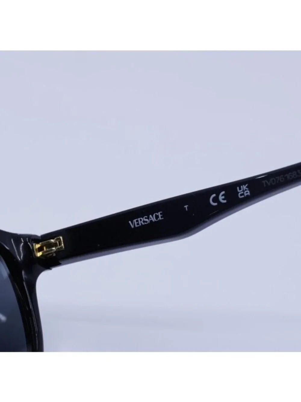Versace Kids VK4427U GB1/87 Sunglasses Black Cat Eye Frame, Grey Lenses